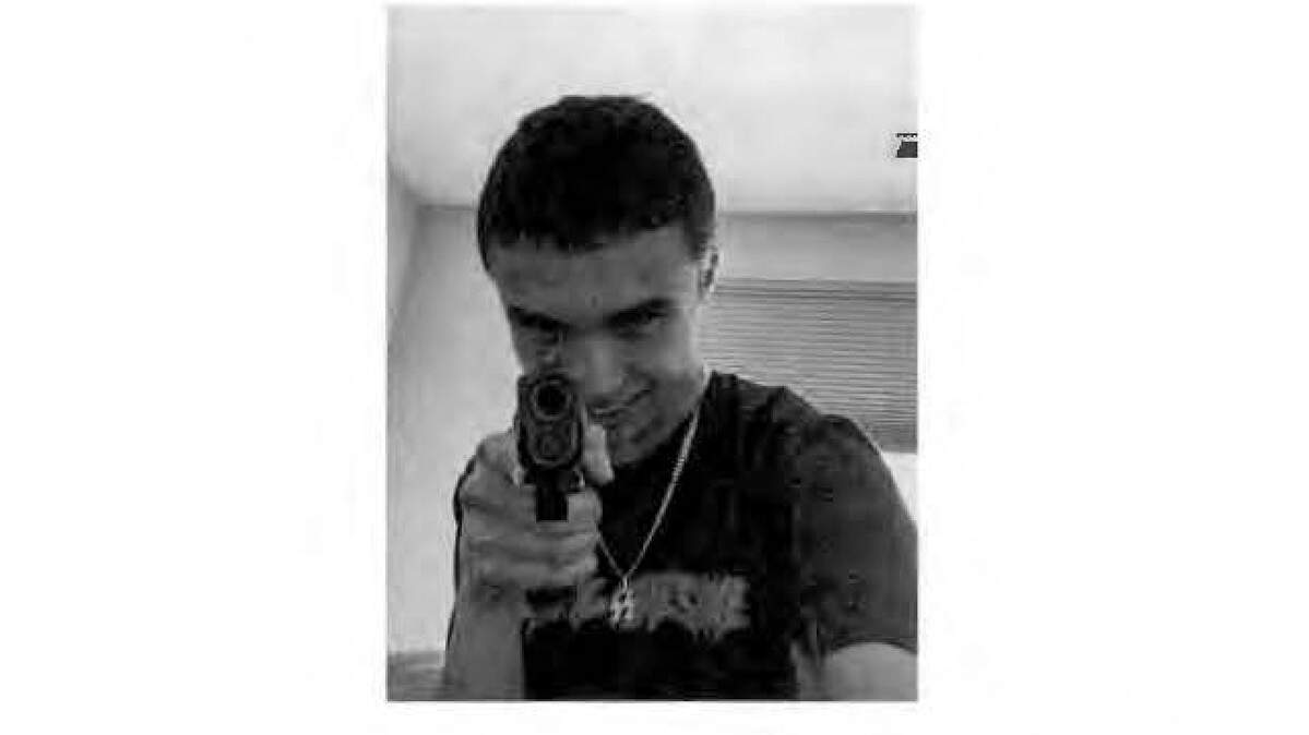 On March 3, 2026, Eric Byrd posted this photo on Instagram showing himself holding a gun and wearing a Nazi pendant.
