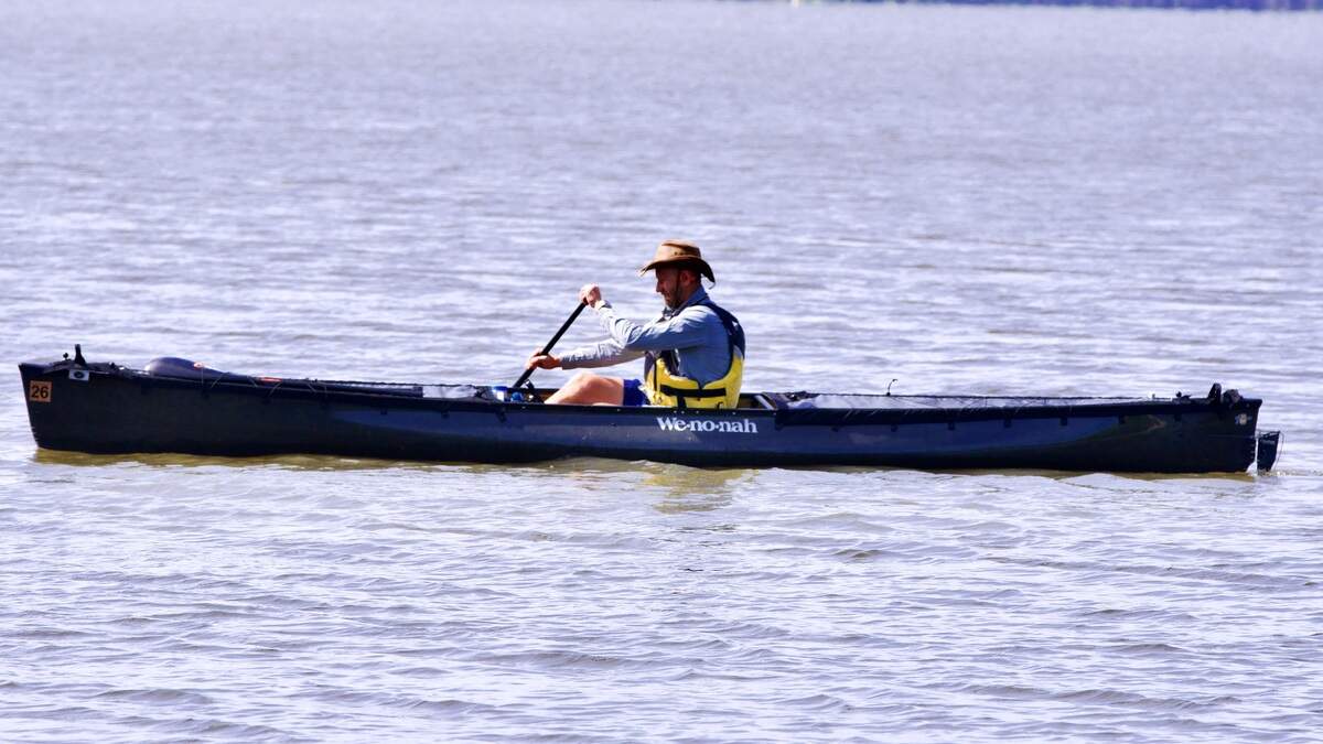 On the Mississippi River.