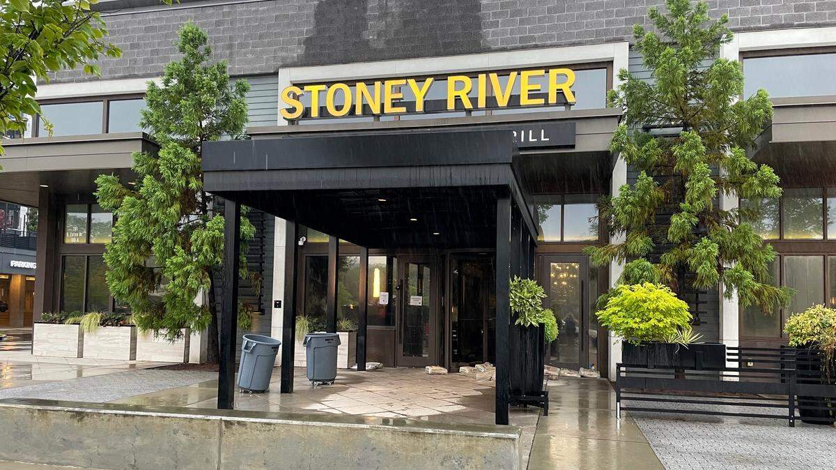 Stoney River restaurant at University Place in Chapel Hill will reopen Aug. 11, 2025, after being closed for a month to recover from flooding cause by Tropical Depression Chantal on July 6, 2025.