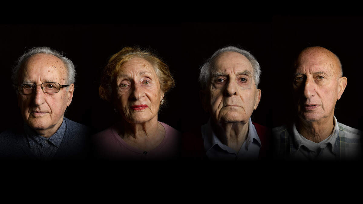 In “The Last Survivors,” Frontline presents a landmark documentary about some of the last survivors of the Holocaust. Only children at the time, these now elderly survivors reflect on how the trauma of the Holocaust has affected the rest of their lives. (L-R): Ivor Perl, Susan Pollack, Frank Bright, Maurice Blik.