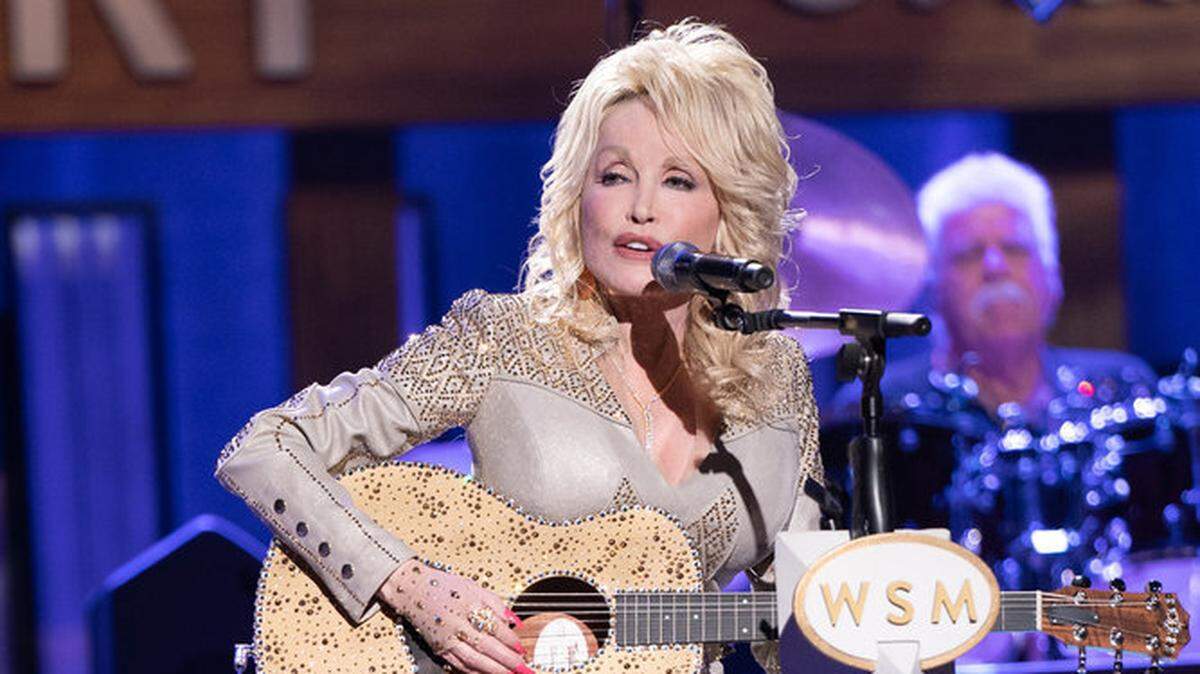 Dolly Parton performs for the NBC special “Grand Ole Opry: 95 Years of Country Music.”