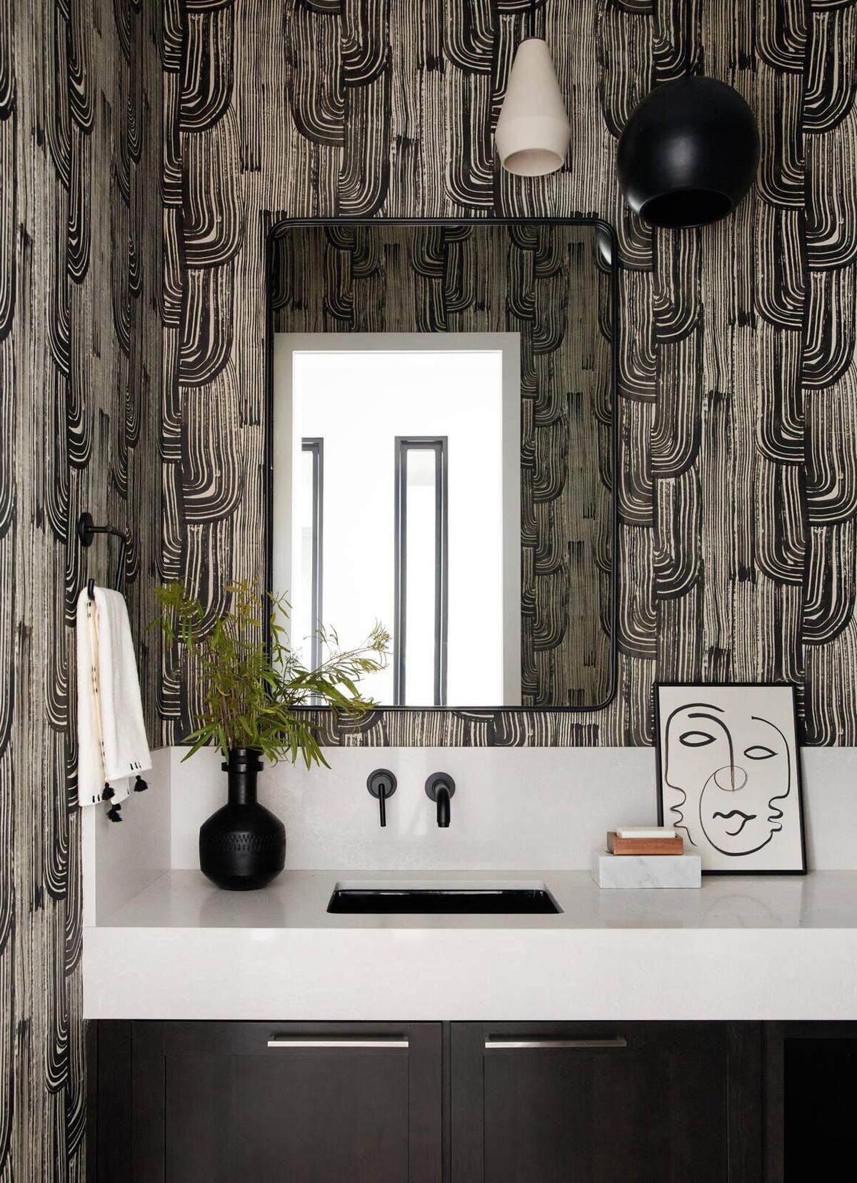 A bathroom in a Tri Pointe Home designed by Emmy award-winning TV host, Bobby Berk.