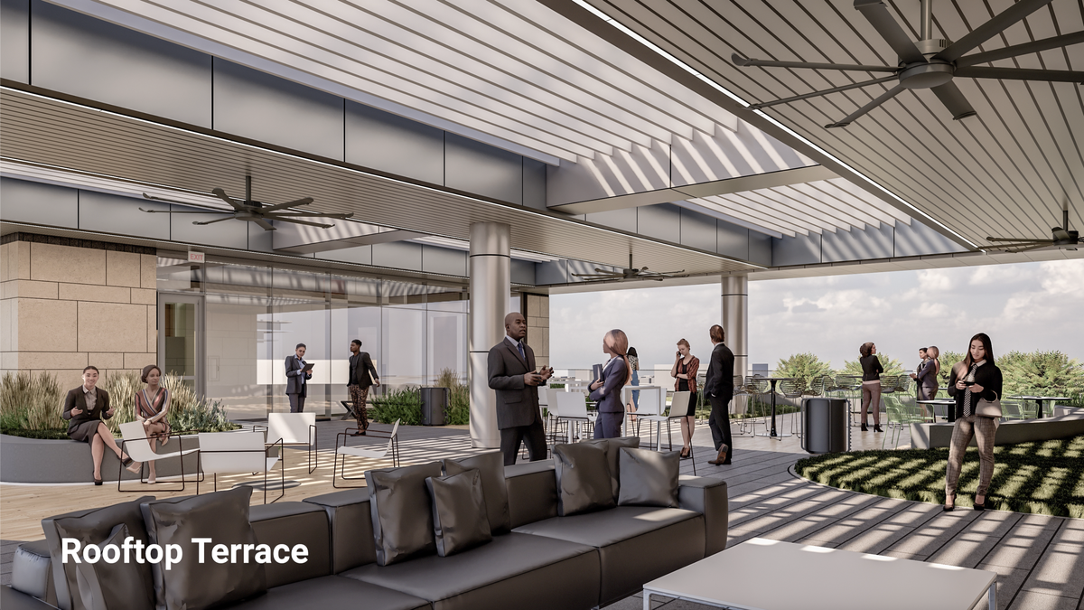 Interior design plans for the new North Carolina Education Campus under construction on Jones Street in downtown Raleigh, NC.