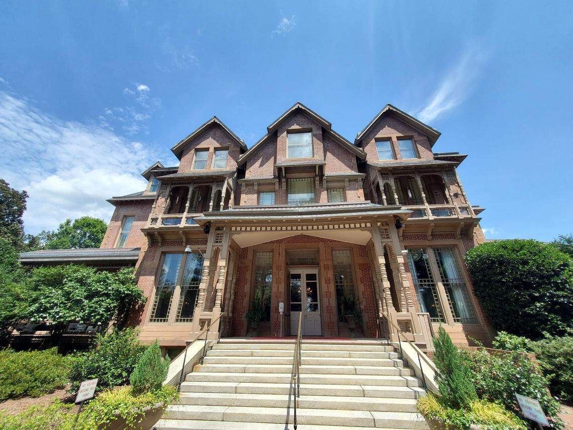 The North Carolina Executive Mansion, where the governor lives, photographed in July 2022 in downtown Raleigh.