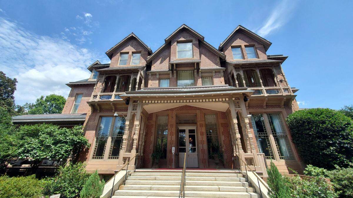 The North Carolina Executive Mansion, where the governor lives, photographed in July 2022 in downtown Raleigh.