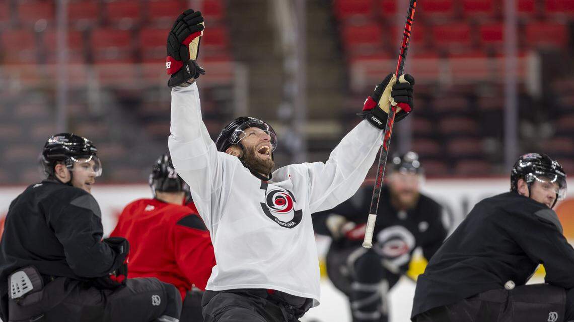 Photos: Inside the Carolina Hurricanes’ practice