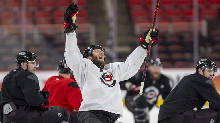 Photos: Inside the Carolina Hurricanes’ practice