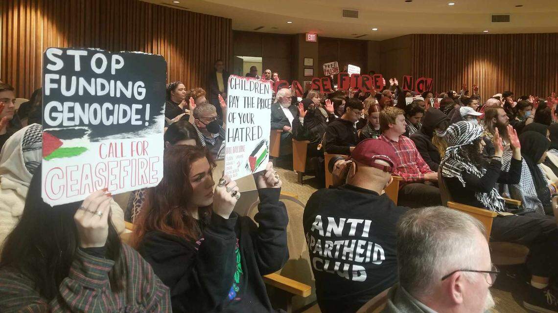 Raleigh urged to call for cease-fire in Israel-Hamas war