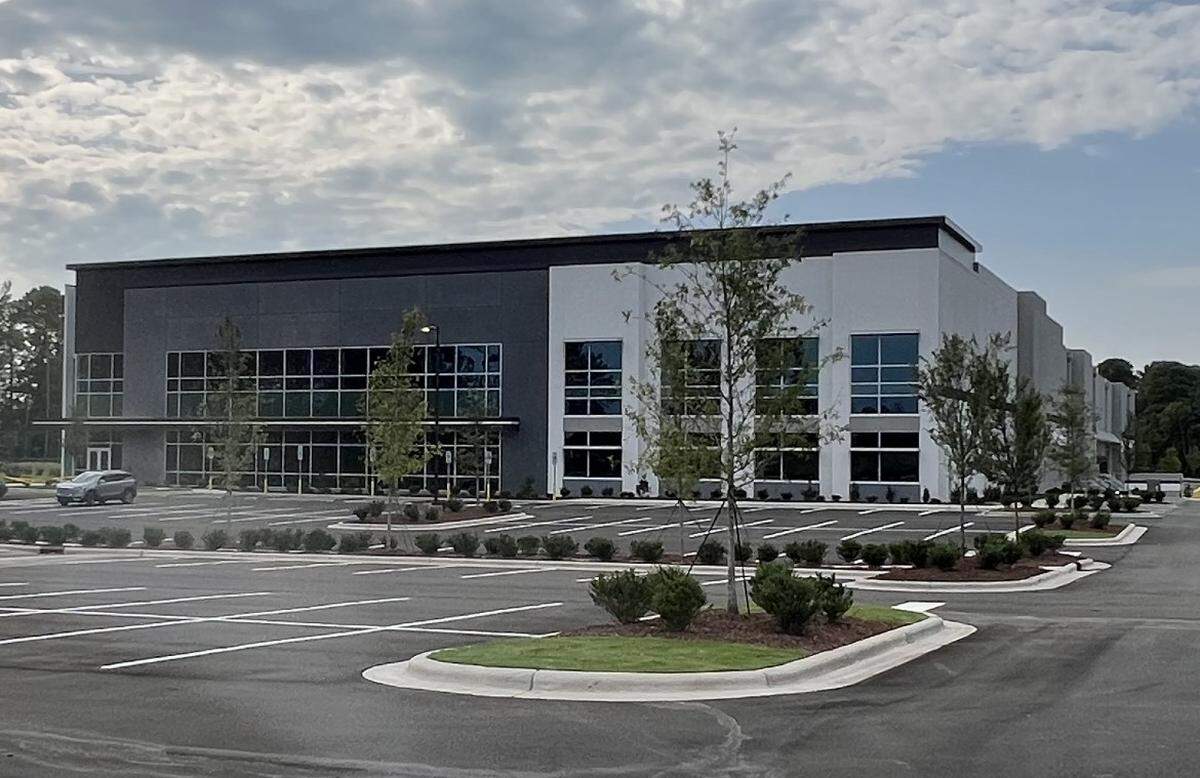 The planned site of the future Forge Battery facility on Southport Drive in Morrisville.