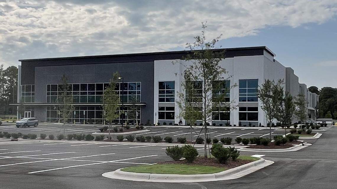 The planned site of the future Forge Battery facility on Southport Drive in Morrisville.