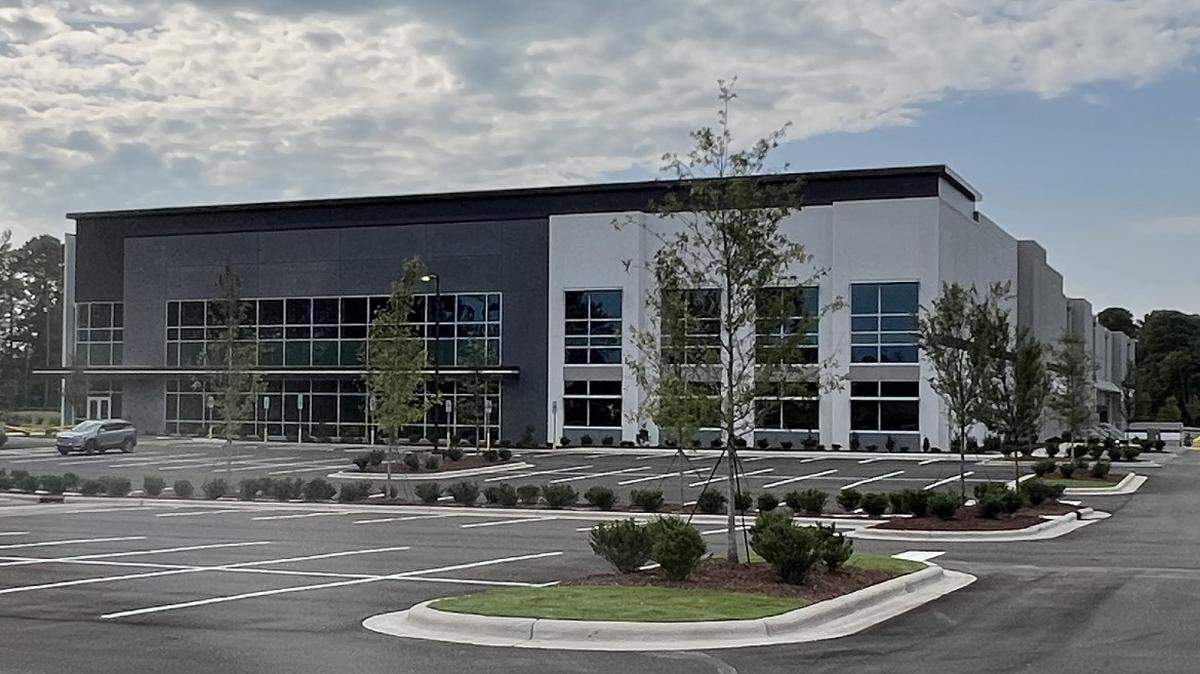 The planned site of the future Forge Battery facility on Southport Drive in Morrisville.