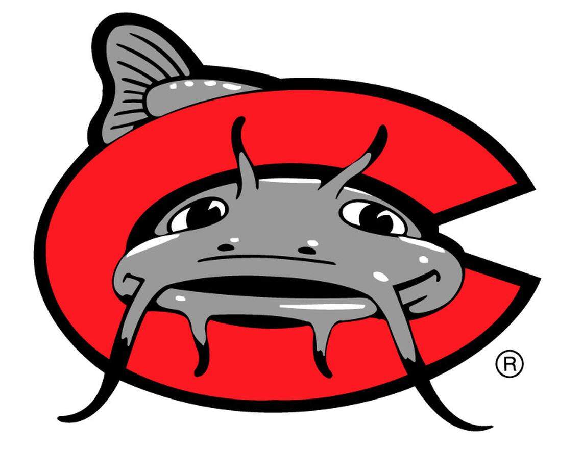 Carolina Mudcats logo designed by Frank Harrod.