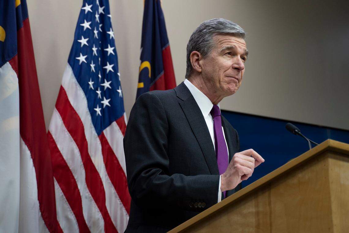 North Carolina Democratic Gov. Roy Cooper will send his state budget proposal out in March to the Republican-majority General Assembly.