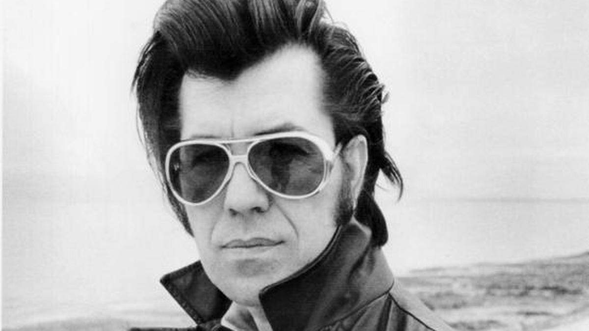 Link Wray in 1974 promoting “The Link Wray Rumble” LP in California.
