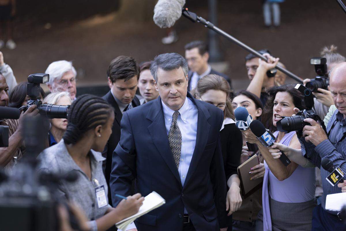 Colin Firth as Michael Peterson in the HBO Max series “The Staircase.”