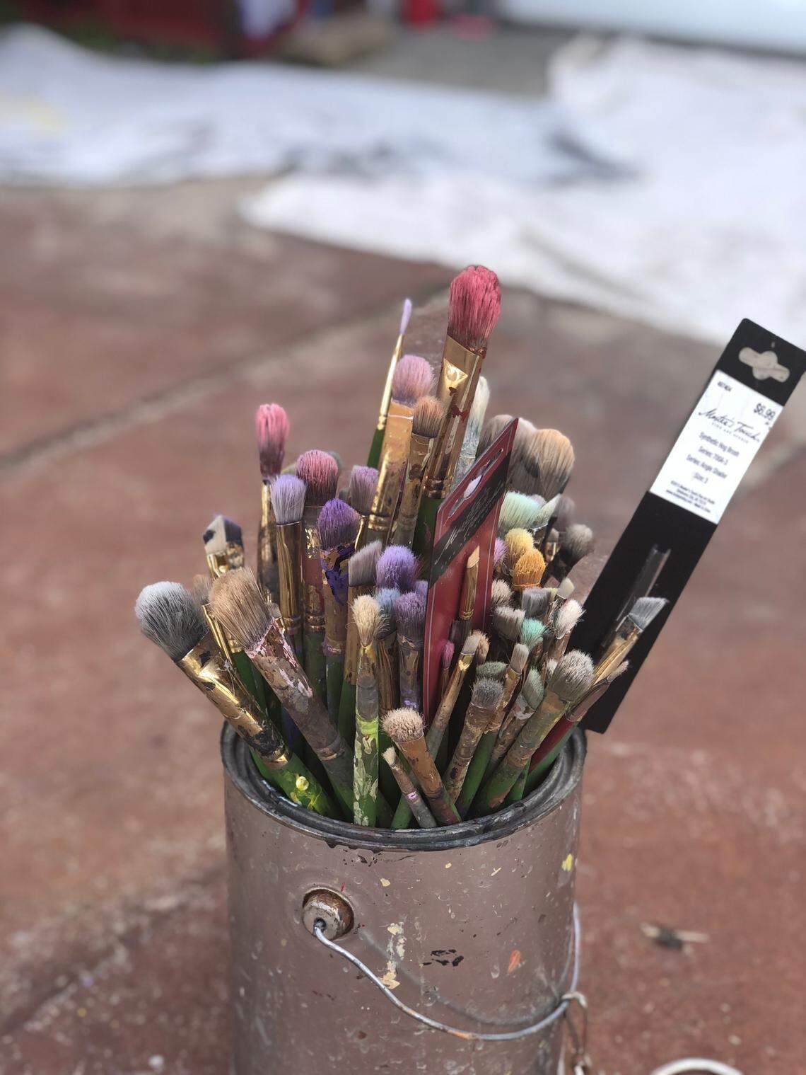 Paint brushes 