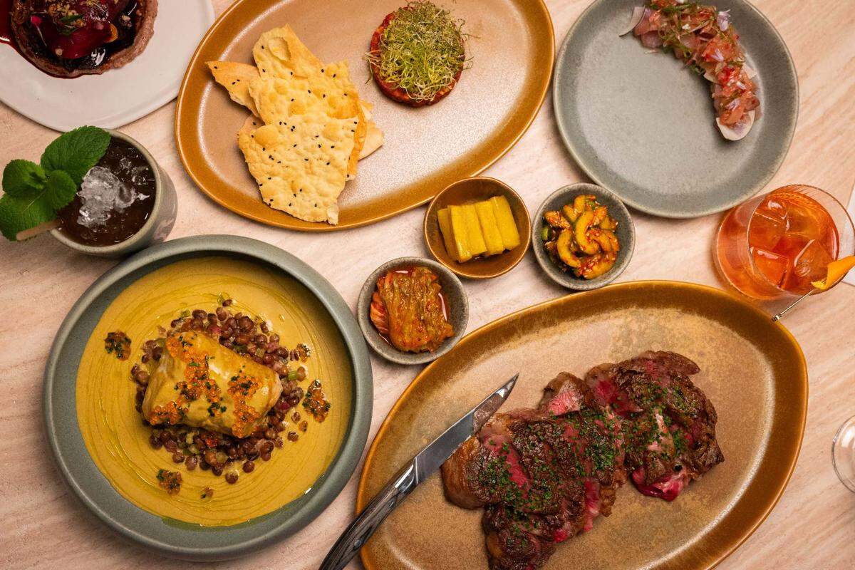 The new Raleigh restaurant Peregrine opens April 8 in The Exchange development, offering new American dining and South Asian flavors