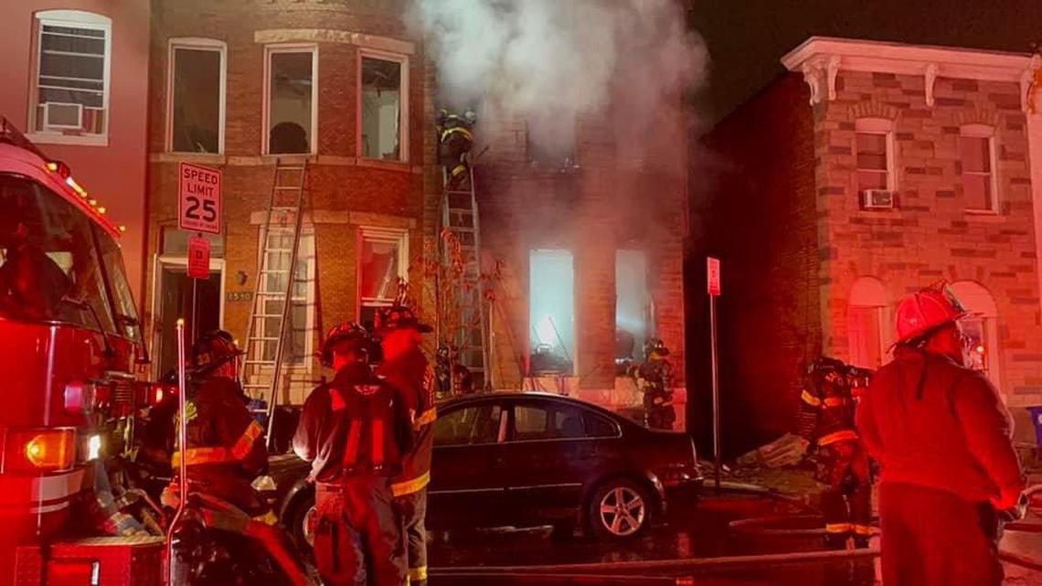 Three were killed and six were injured when a fire broke out during a sleepover in Baltimore, Maryland, on the morning of Monday, Nov. 22, fire officials said.