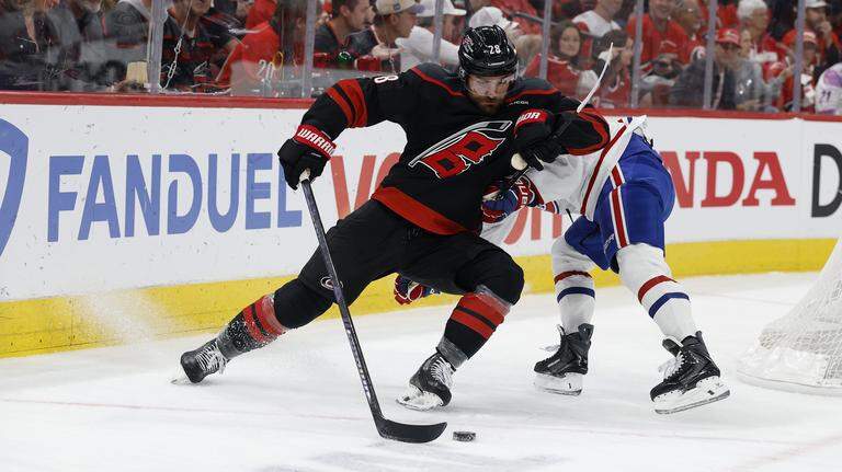 Hurricanes forward William Carrier knows well what it takes to win a Stanley Cup