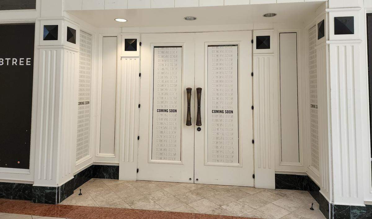 The former Arhaus storefront at Raleigh’s Crabtree Valley Mall.