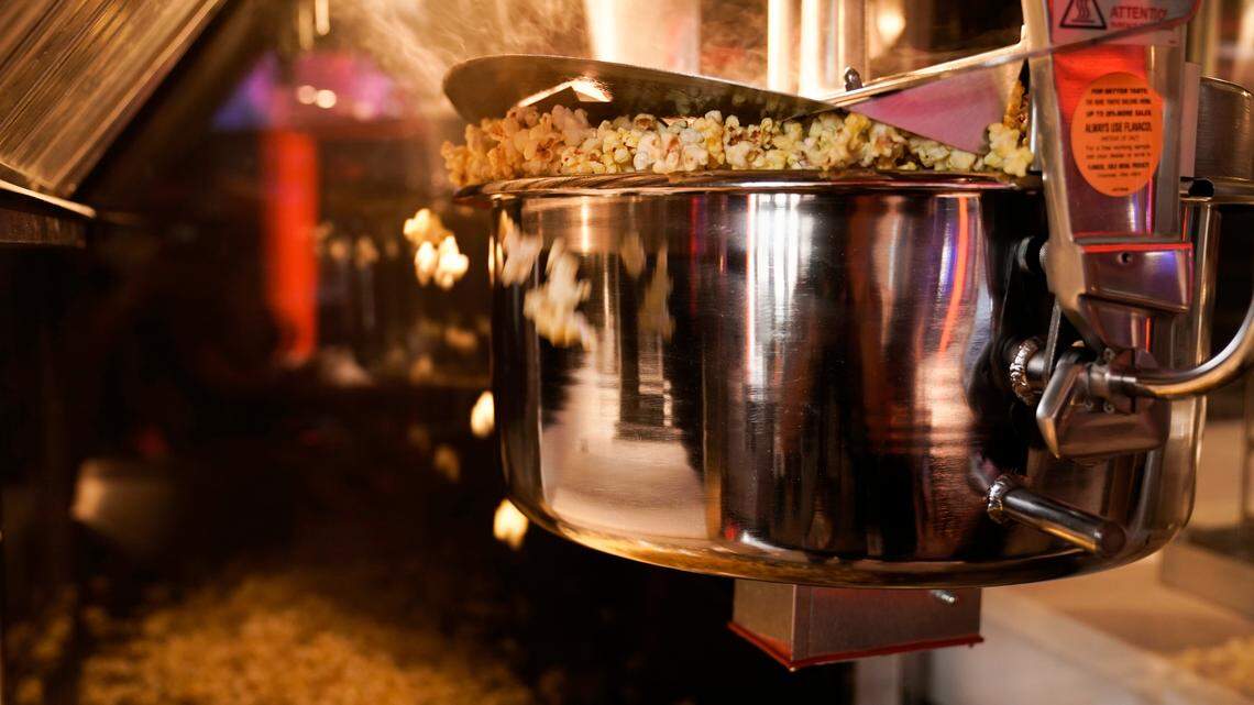Donations poured in to help a North Carolina movie theater. (AP Photo/Jae C. Hong)