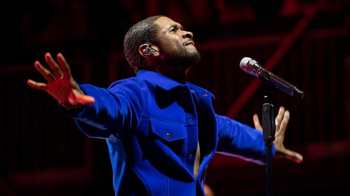 Usher headlines the Saturday night session of the Dreamville Festival in Raleigh, N.C., Saturday, April 1, 2023.