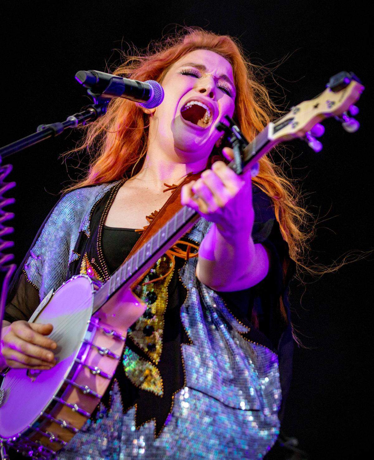 Caylee Hammack brings her fire to Red Hat Amphitheater, Saturday night, June 8, 2024.