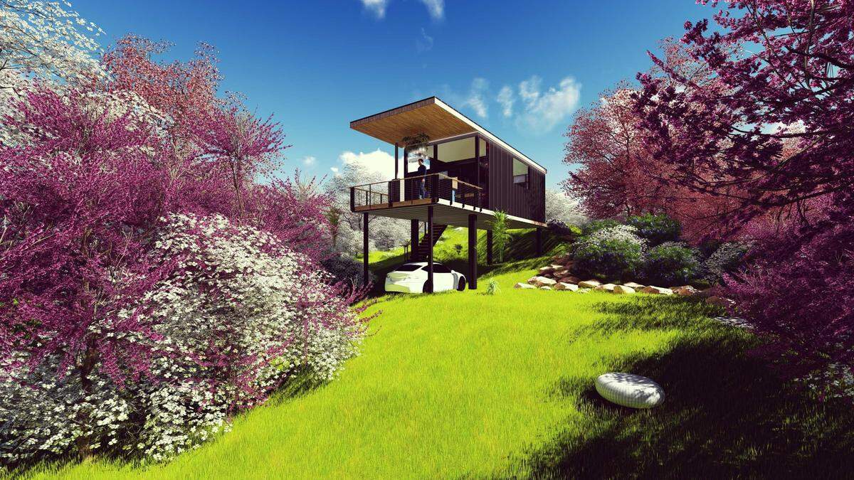 The “cottage court,” as the city calls them, will be located at 3708 Rock Quarry Road.