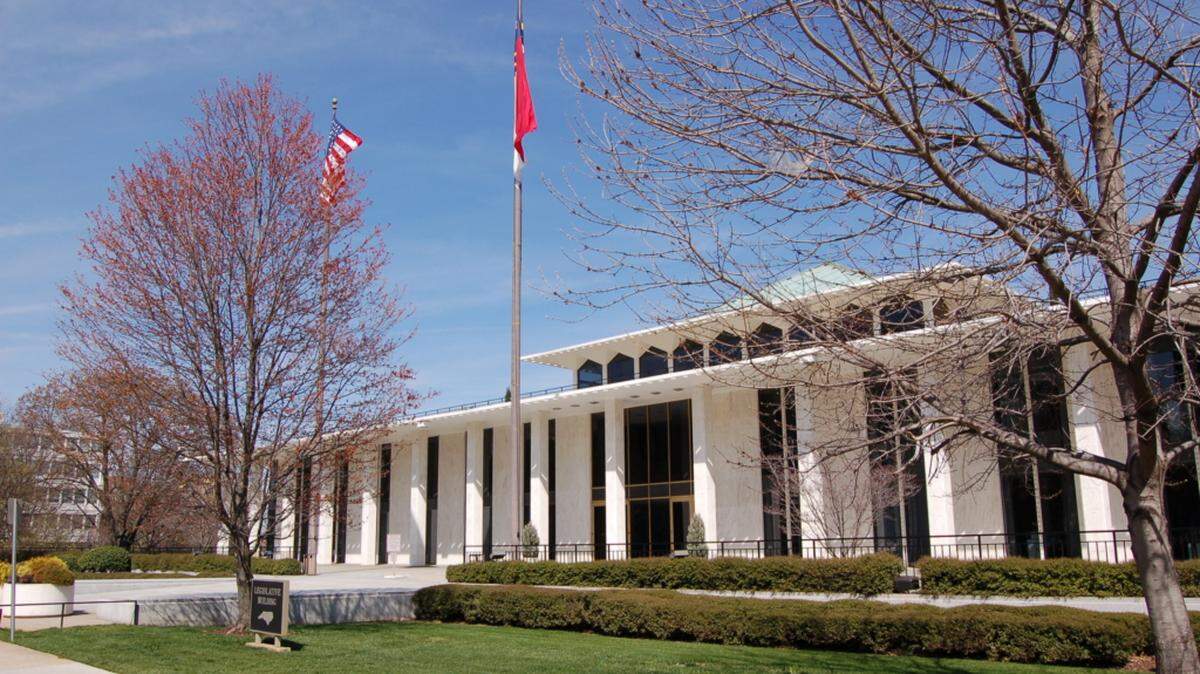 The North Carolina Legislative Building.