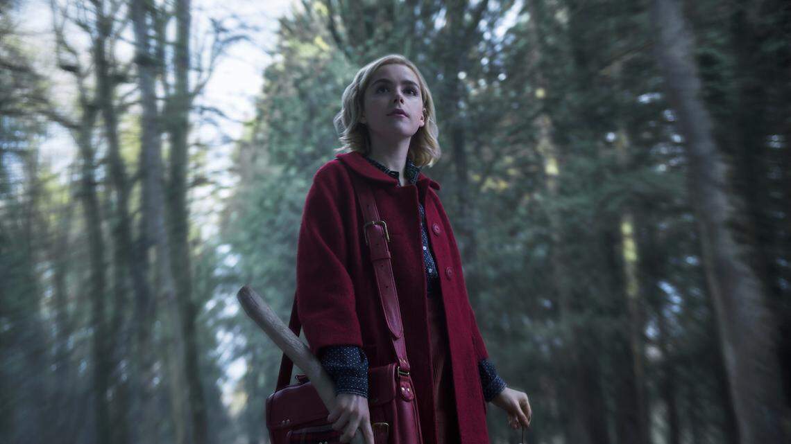 Kiernan Shipka stars in the new Netflix series “The Chilling Adventures of Sabrina.”