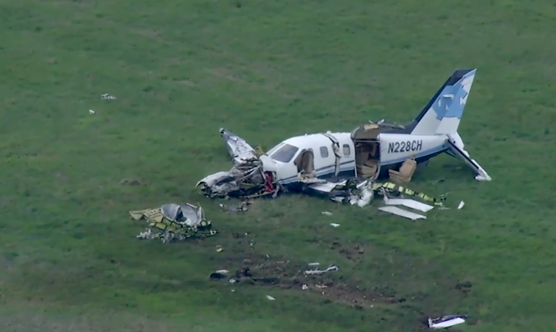 A small plane crashed near a runway at Raleigh-Durham International Airport on Wednesday morning, April 24, 2024m, resulting in a halt of all flights in and out.