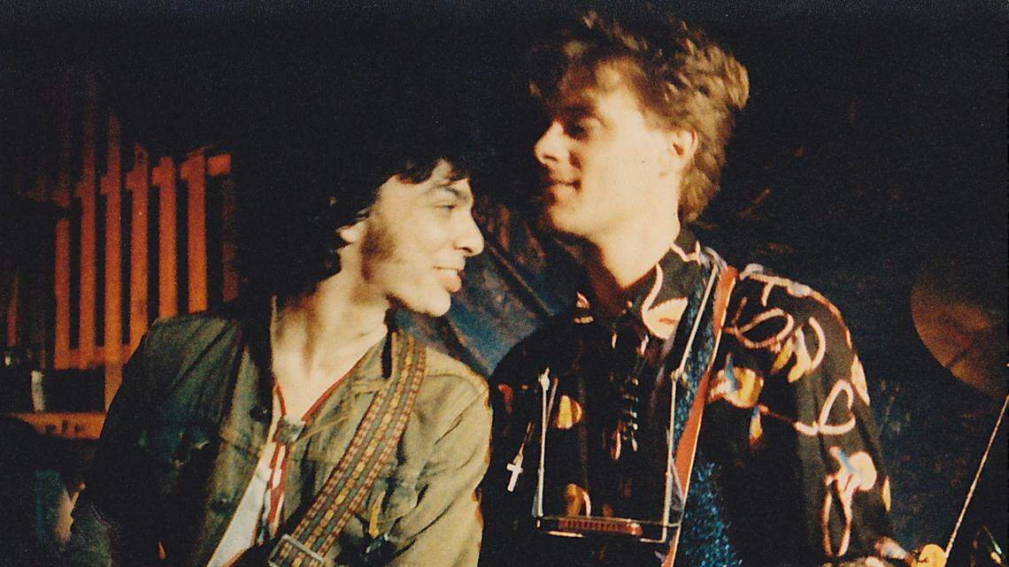 Stephen Dubner, left, and Jeffrey Dean Foster of The Right Profile, circa the mid-1980s. The Right Profile’s membership legacy is connected to Superchunk, Whiskeytown, Mountain Goats, the movie ‘Junebug’ and even ‘Freakonomics.’ The Winston-Salem band is playing its first show since 1987 at ‘Be Loud! ’18.’