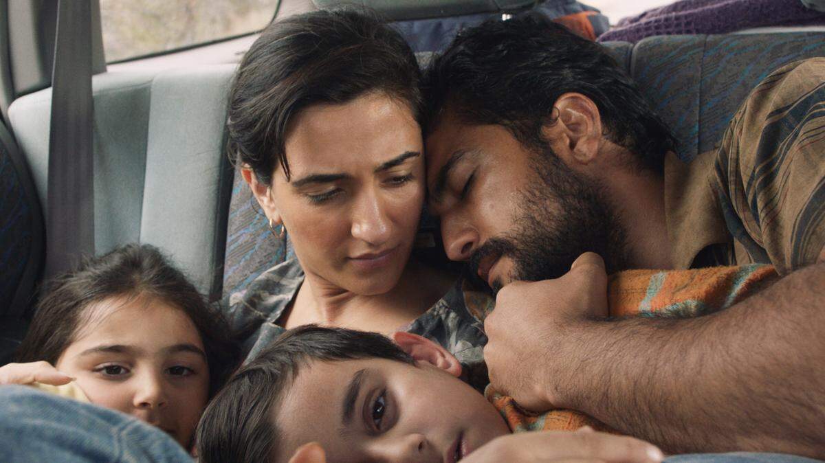 (L-R): Anita Afshar, Setareh Naghoni, Amiralia Kianifaar, Phoenix Raei in “Stateless” on Netflix.