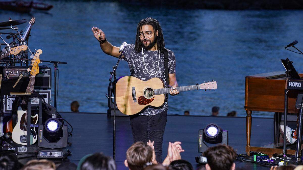 Singer Franklin Boone performs in Season 18 of “American Idol” on ABC, in April 2020.