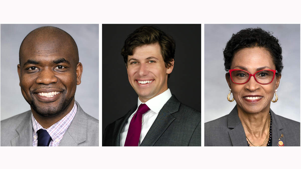 From left, state Rep. Allen Buansi, N.C. Democratic Party Vice Chair Jonah Garson and state Rep. Renée Price want to replace Sen. Graig Meyer in N.C. Senate District 23 when he steps down March 31.