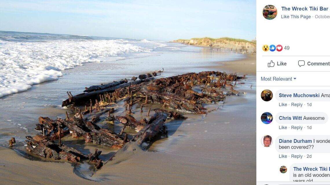 Outer Banks storms unearth another old victim of ‘The Graveyard of the Atlantic’