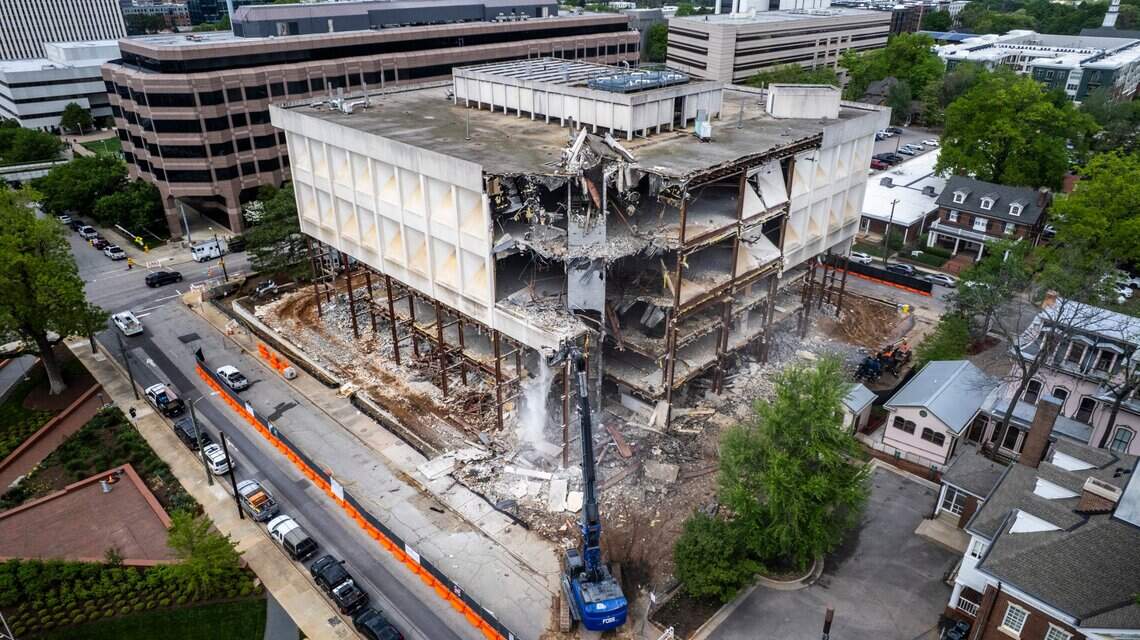 NC government demolishes Bath Building in downtown Raleigh | Raleigh ...