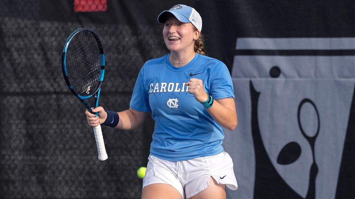 University of North Carolina women’s tennis player Reese Brantmeier.