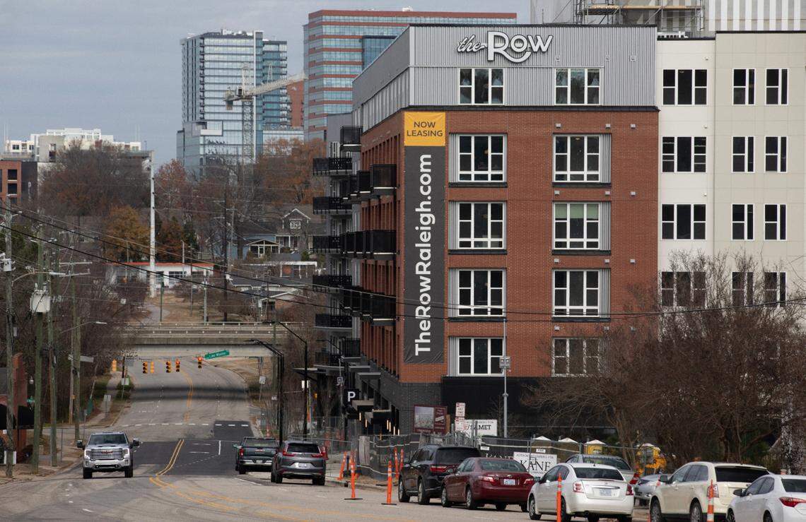 The Row is just one of several residential properties opening on the southwest end of Downtown Raleigh.