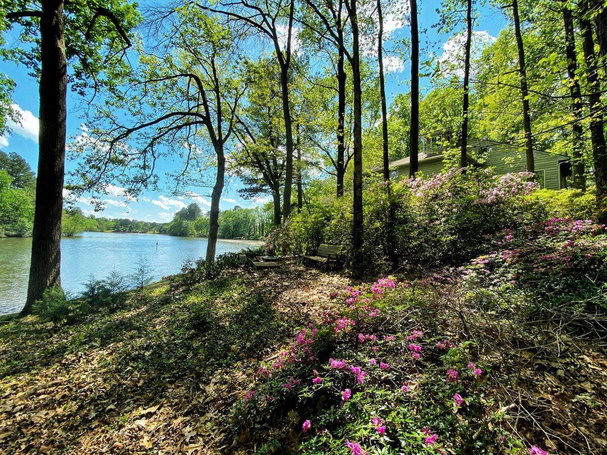 A view from the Kellam-Wyatt Farm, which was donated to Wake County for a future park.