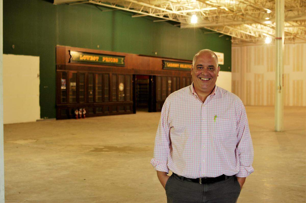 Larry Lane, owner of Double Barley Brewing in Smithfield, will run the future Old North State Food Hall, opening next year in the former JR’s Cigars outlet in Selma.