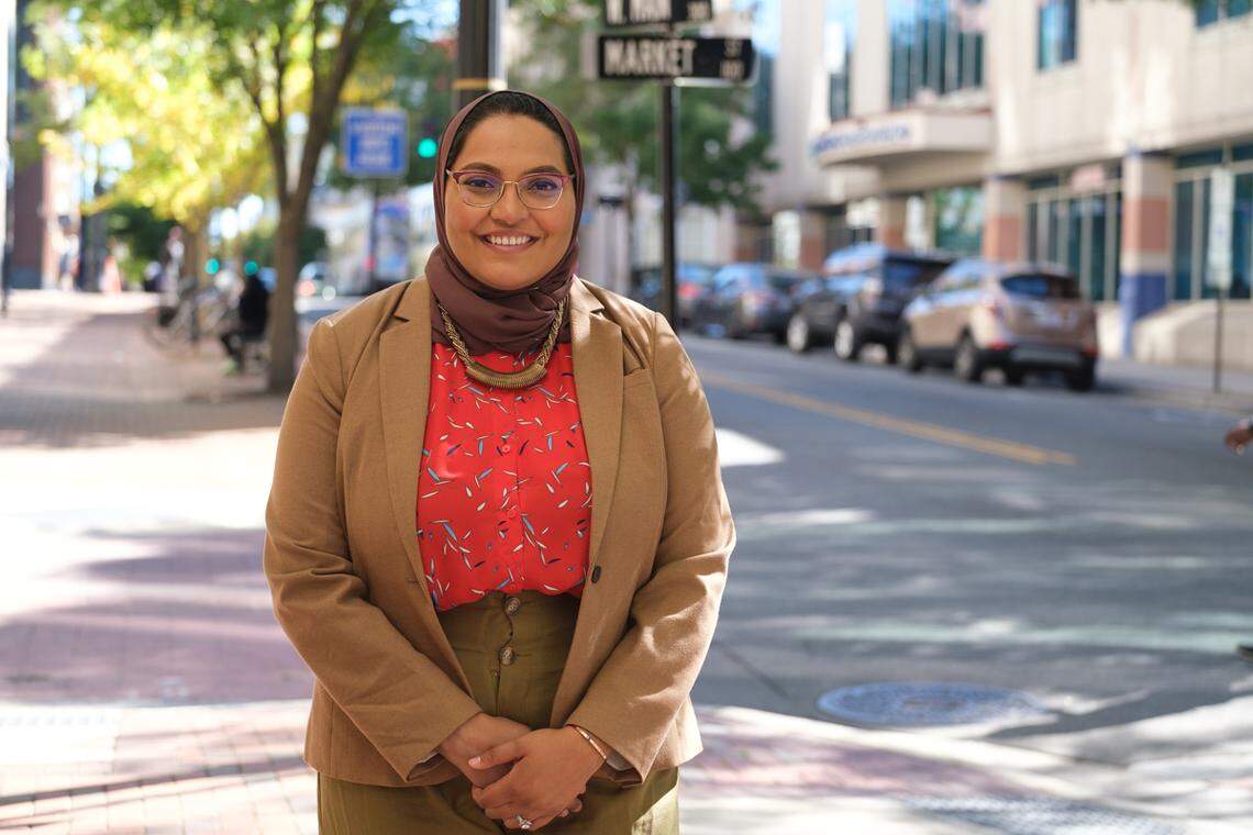 Durham County Commissioner Nida Allam, candidate for the open Congressional seat for District 4.