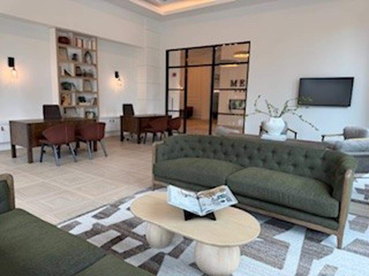 Inside a new rental unit at Meridian East Chatham, a five-story, 220-unit apartment building at 255 East Chatham St. in downtown Cary.