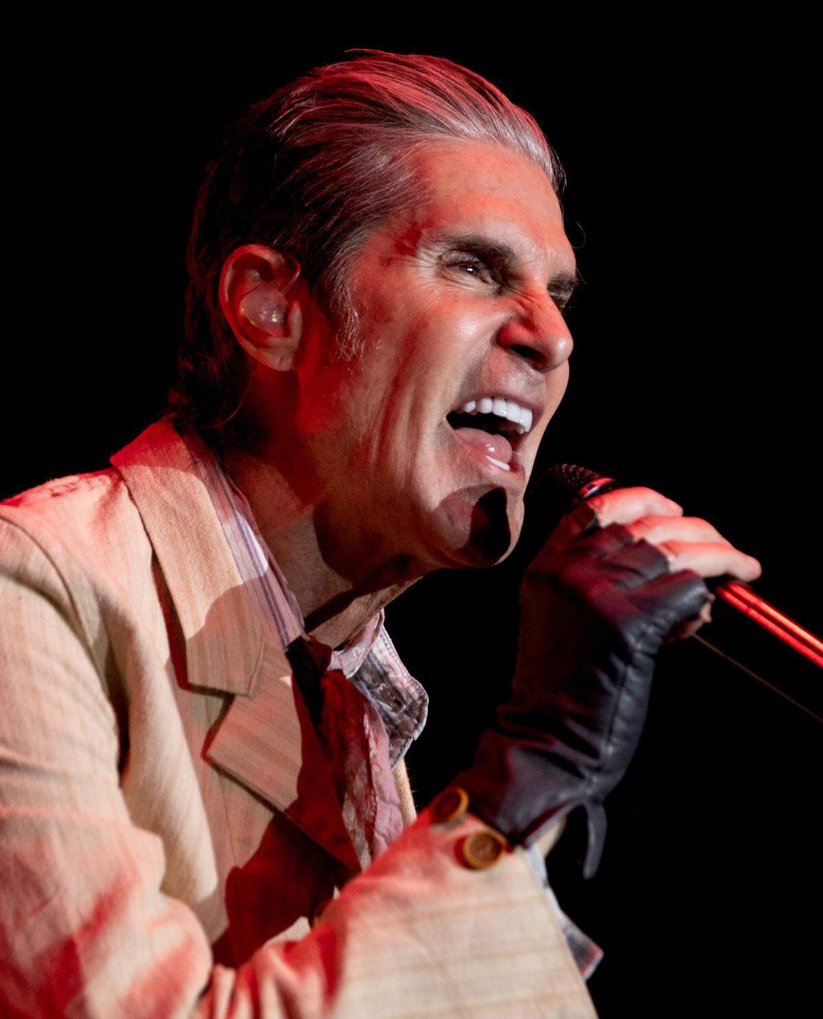 Jane’s Addiction performs at Raleigh, N.C.’s Red Hat Amphitheater, Tuesday night, Sept. 3, 2024.