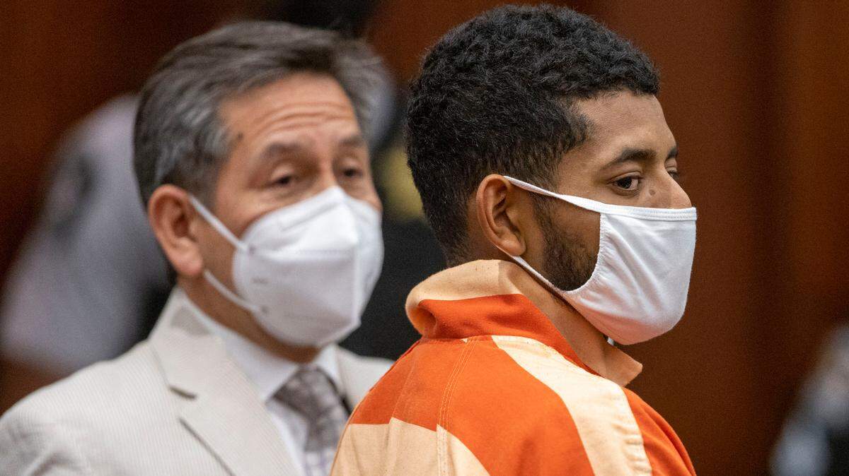 Alder Marin Sotelo makes his first court appearance in Wake County on Thursday, August 25, 2022 in Raleigh, N.C. He was charged with the murder of Wake County Deputy Ned Byrd who was found fatally wounded on August 12, 2022.