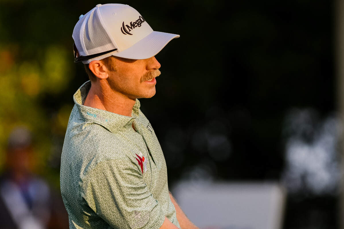 Michael McGowan of Southern Pines, North Carolina, plays his shot from the first tee during Thursday’s first round for the 124th U.S. Open, June 13, 2024, at Pinehurst Resort & Country Club (Course No. 2) in Pinehurst, North Carolina. (Timothy L. Hale/Open Daily)
