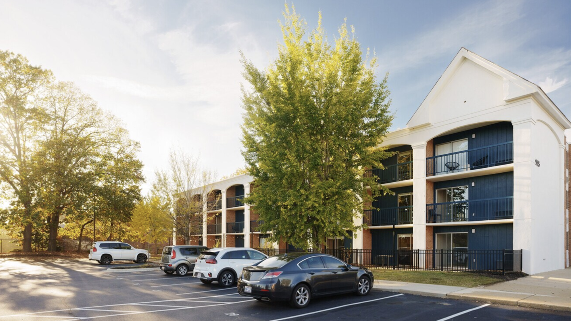 The Harrison, a new hotel-to-housing conversion on Raleigh’s Capital Boulevard.