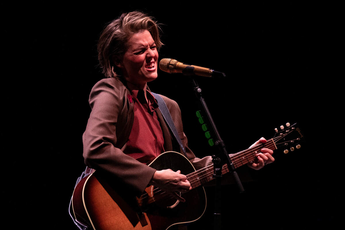 Brandi Carlile plays a special solo concert at DPAC in Durham, N.C., Friday night, Oct. 7, 2022.