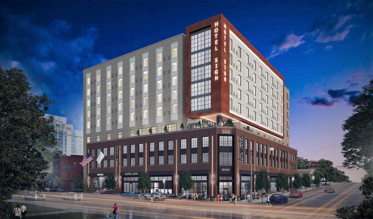 The Raymond Group, which owns Raymond Management Co., also is planning a nine-story Nash Square Hotel and restaurant at the corner of Martin and South Dawson streets in downtown Raleigh.