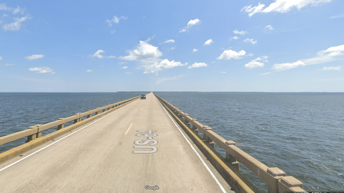 A 62-foot cabin cruiser crashed into the bridge around 10 p.m. Thursday, June 15, North Carolina officials said.